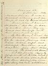 (SLAVERY AND ABOLITION.) PILLSBURY, PARKER. Two Autograph Letters Signed.